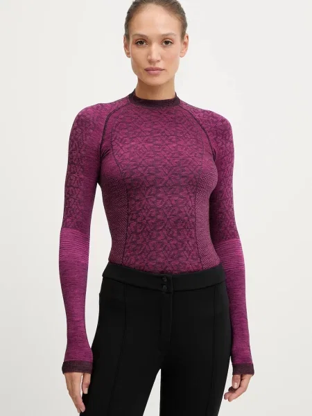 Вовняна термобілизна Newland з круглим вирізом рожева