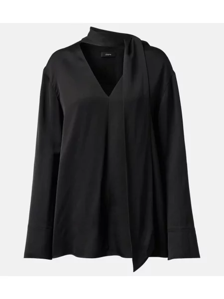 Bluză Joseph de mătase negru