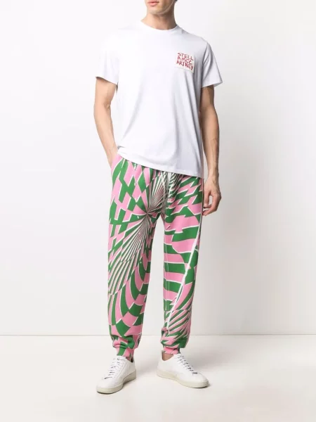 Bėgimas kelnės Stella Mccartney žalia