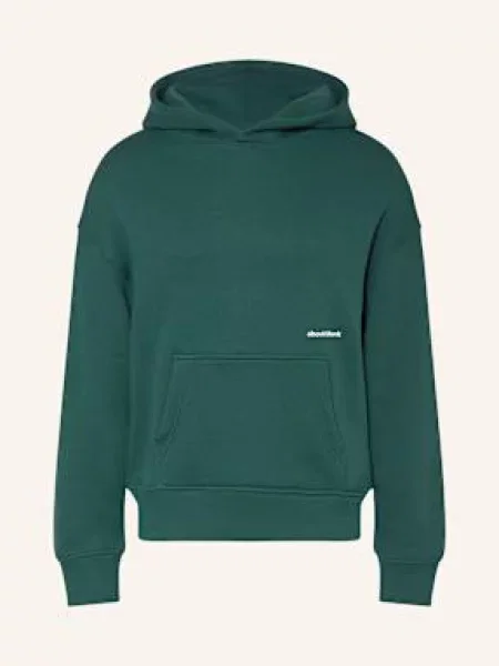 About:Blank Bluza Z Kapturem gruen biała