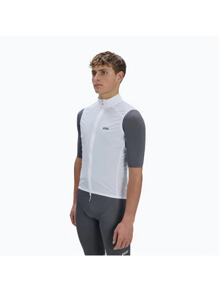 Vestă de ciclism pentru bărbați POC Enthral hydrogen white alb