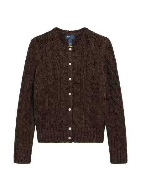 Kardigan dziecięcy Polo Ralph Lauren brązowy