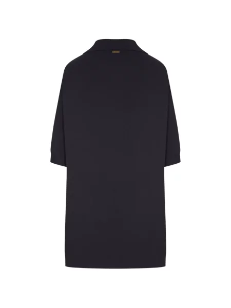 Top Max Mara cu decolteu în V negru