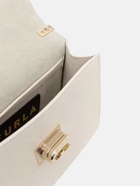 FURLA Válltáska elefántcsont bézs