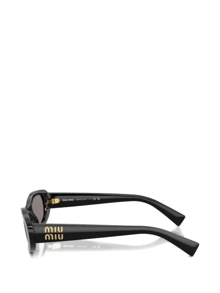 Sunčane naočale Miu Miu Eyewear s autogramom crna