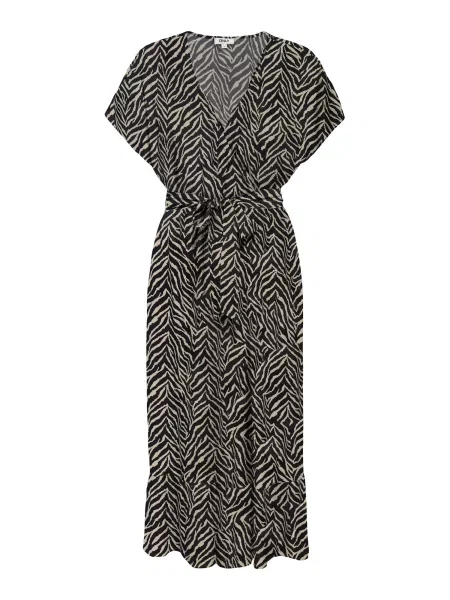 ONLY Obleka ONLZILLA ADELE svetlo siva črna