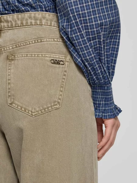 Jeansy o luźnym kroju z czystej bawełny Michael Michael Kors