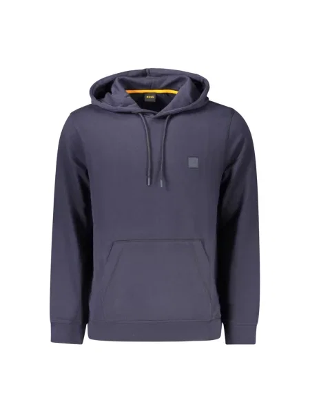 Bluza z kapturem Boss niebieska