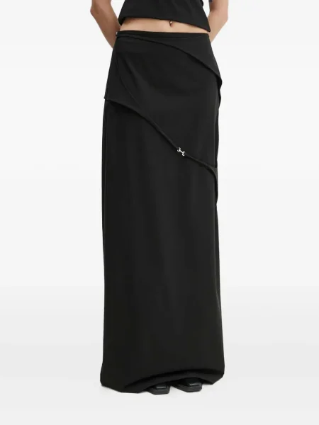 Maksi spódnica maxi Heliot Emil z rozcieciem czarna