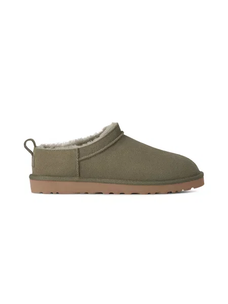 UGG kapcie zamszowe M Classic Micro zielone