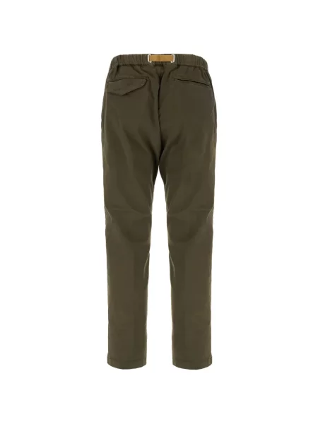 Cu centură pantaloni chino White Sand alb