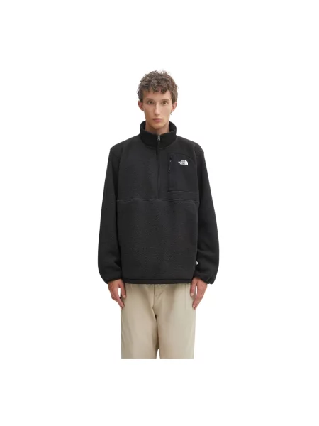The North Face bluza gładka czarny