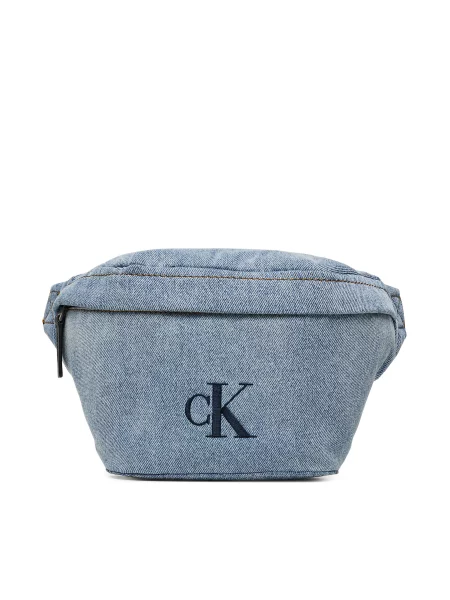 Rankinė ant juosmens Calvin Klein Ckj Denim Waistbag Žydra mėlyna