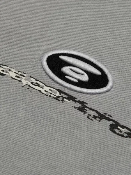 Графичен тениска Aape By *a Bathing Ape® с принт сиво