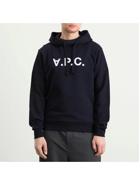 Bluza z kapturem A.p.c. granatowa