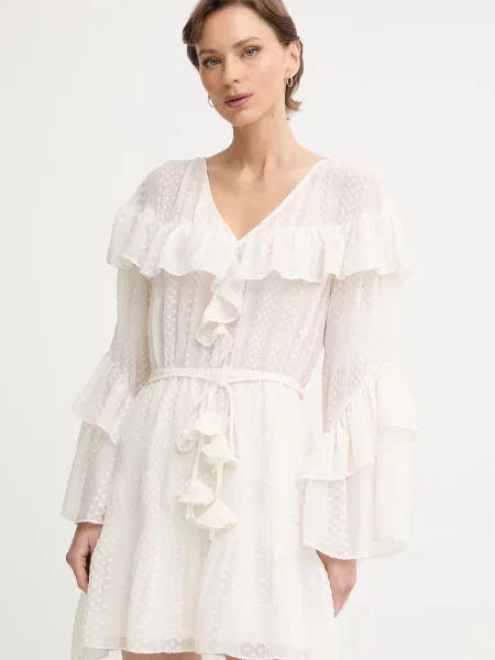 GUESS Rochie de cocktail Laurence alb bej