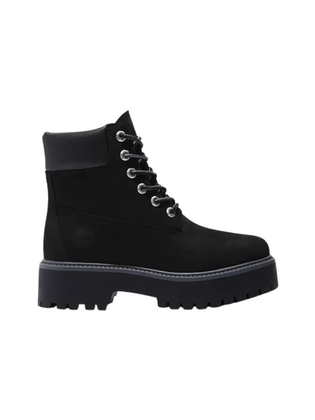 Botki Timberland w miejskim stylu z kamieniami wodoszczelne czarne