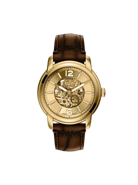 Fossil Годинник Fossil Heritage коричневий