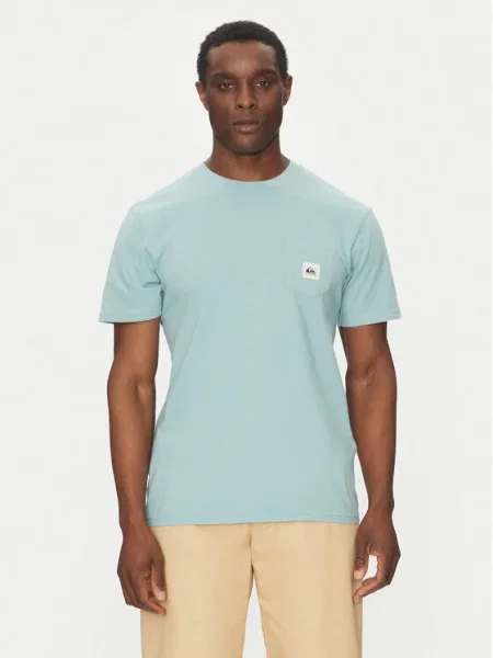 Тениска Quiksilver светлосиньо
