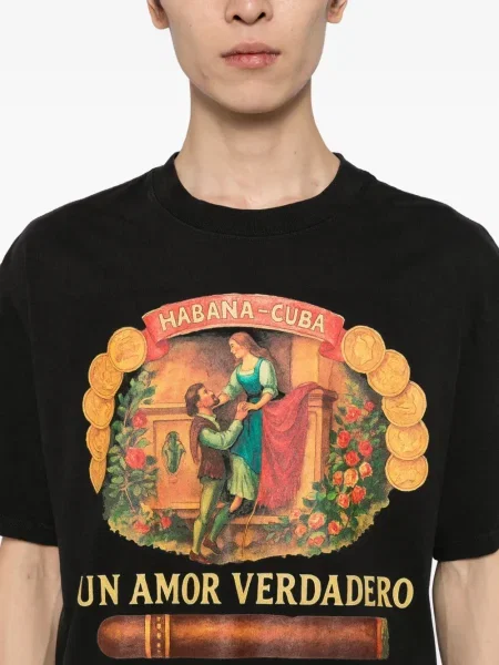 Tricou Melt cu imagine negru