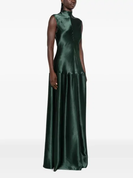 Rochie Fforme fără mâneci verde