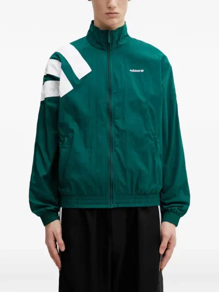 Pantaloni Adidas tricotate cu autograf alergare albastru
