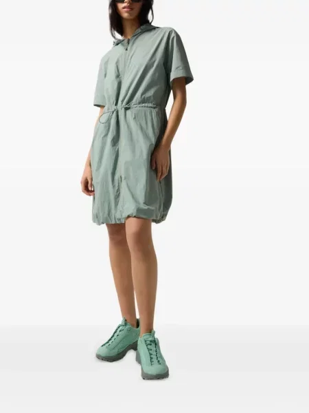 Rochie mini Bogner Fire+ice cu glugă verde