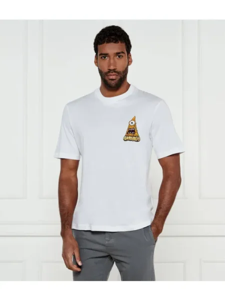 Hugo Blue Tricou Nizzerio | alb