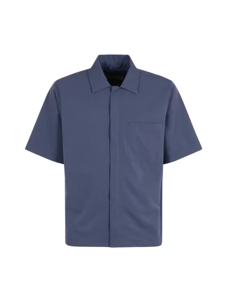 Koszula Herno z dżerseju niebieska