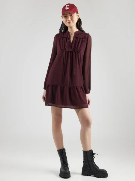 VERO MODA Haljina VMLINEA vina