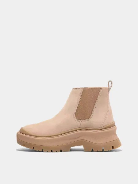 Ботинки челси Timberland из нубука бежевые