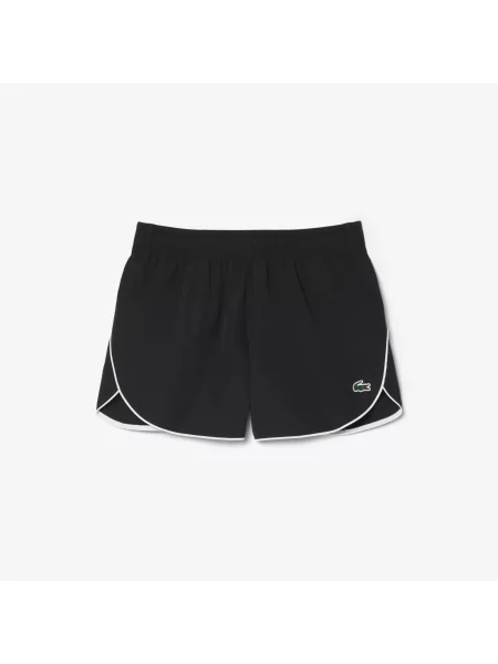 Lacoste Wodoodporne Szorty Sportowe czarne