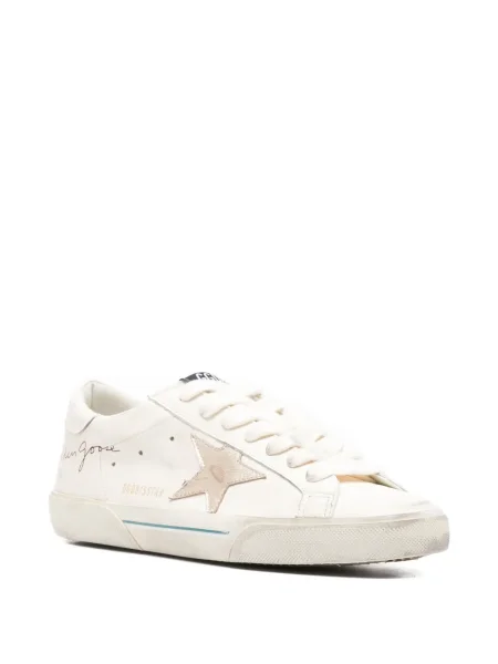 Sneakerși Golden Goose din piele alb