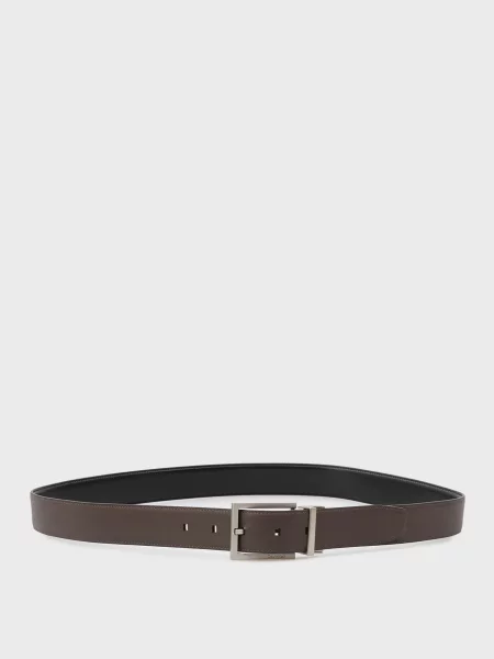 Кожаный ремень Calvin Klein черный