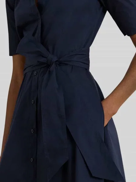 Lauren Ralph Lauren sukienka niebieski mini rozkloszowana granatowa