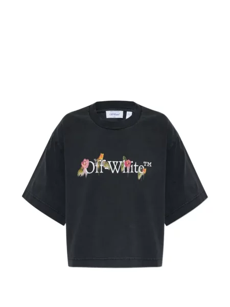 Tricou Off-white cu imagine alb