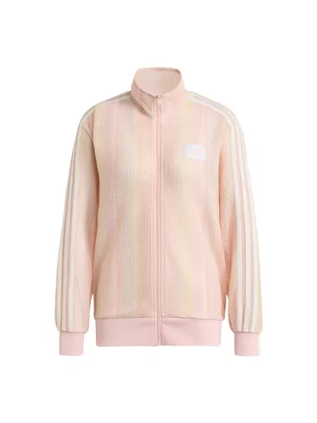 ADIDAS ORIGINALS Kardigan Firebird světle žlutá / pastelová fialová / starorůžová bílá