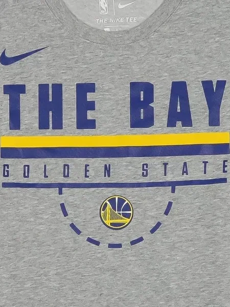 Bikerské tričko Nike s potiskem bez rukávů modré