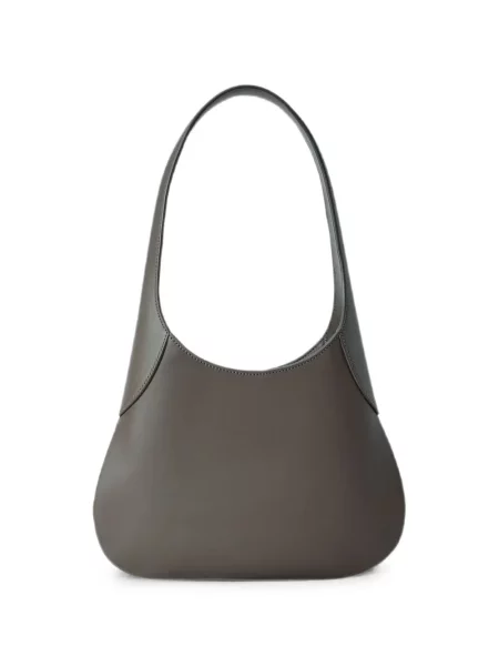 Geantă shopper Khaite din piele maro