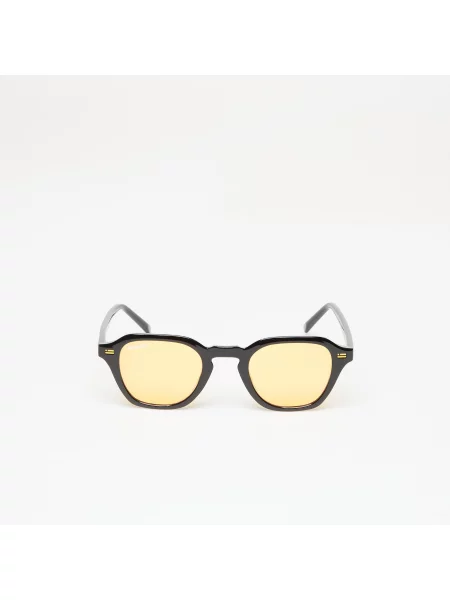 Okulary przeciwsłoneczne D.Franklin Ultra Light S Square Black / Yellow Black Yellow Universal czarne