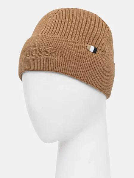 Čiapka BOSS Magico_R_Hat béžová