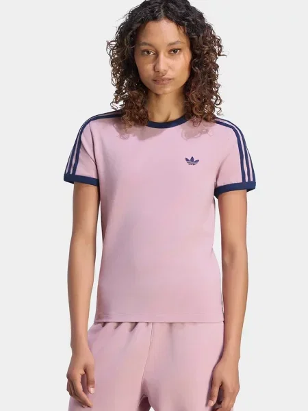 Adidas Originals t-shirt γυναικείο με ροζ