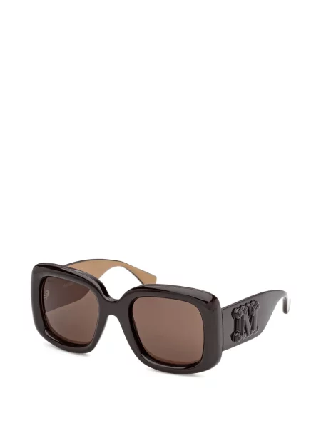 Sunčane naočale Max Mara Eyewear s autogramom smeđa