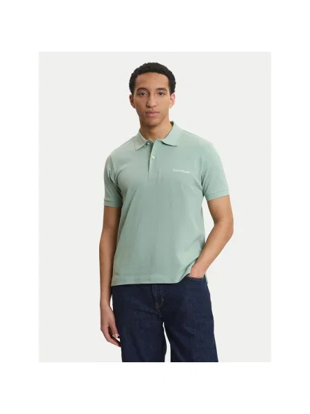 Guess Jeans Tricou polo verde
