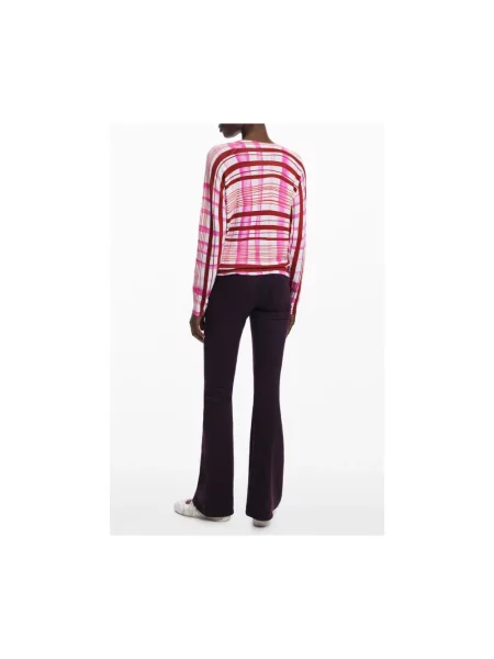 Sweter Desigual różowy