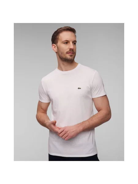 Lacoste tričko pánske biela