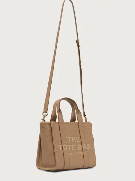 Geantă shopper Marc Jacobs din piele bej