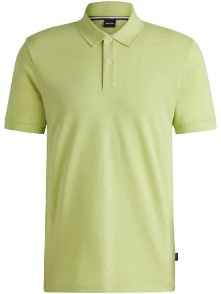 Polo Boss cu broderie verde