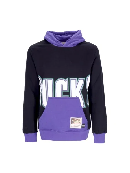 Bluza z kapturem Mitchell & Ness z kapturem czarna