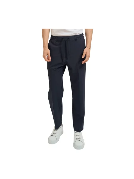 Hugo Spodnie Mężczyzna S Spodnie Slim-fit Boss Green niebieski